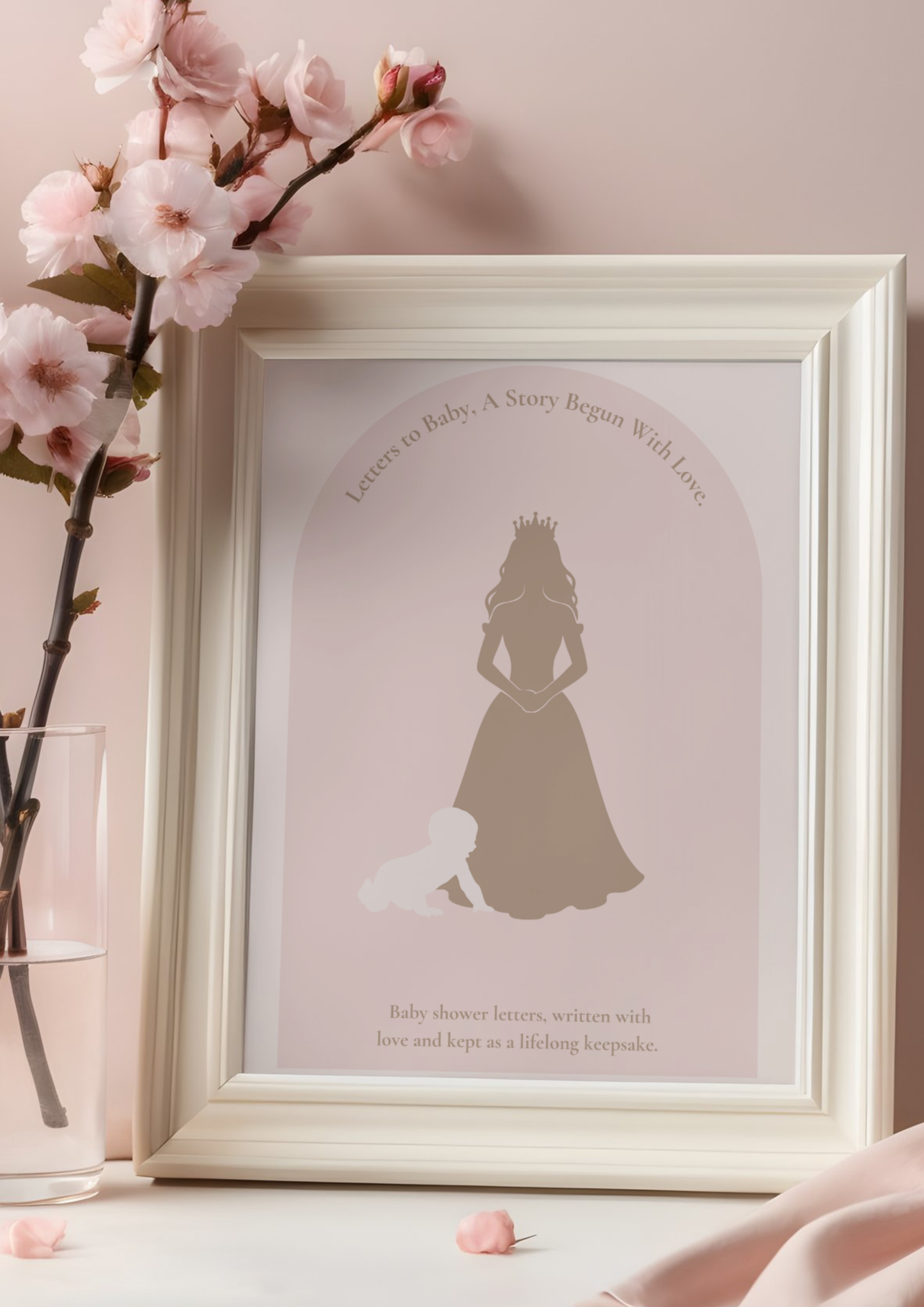 Letters to Baby – A Fairytale of Love | Editable Baby Shower Guest Letters & Memory Keepsake