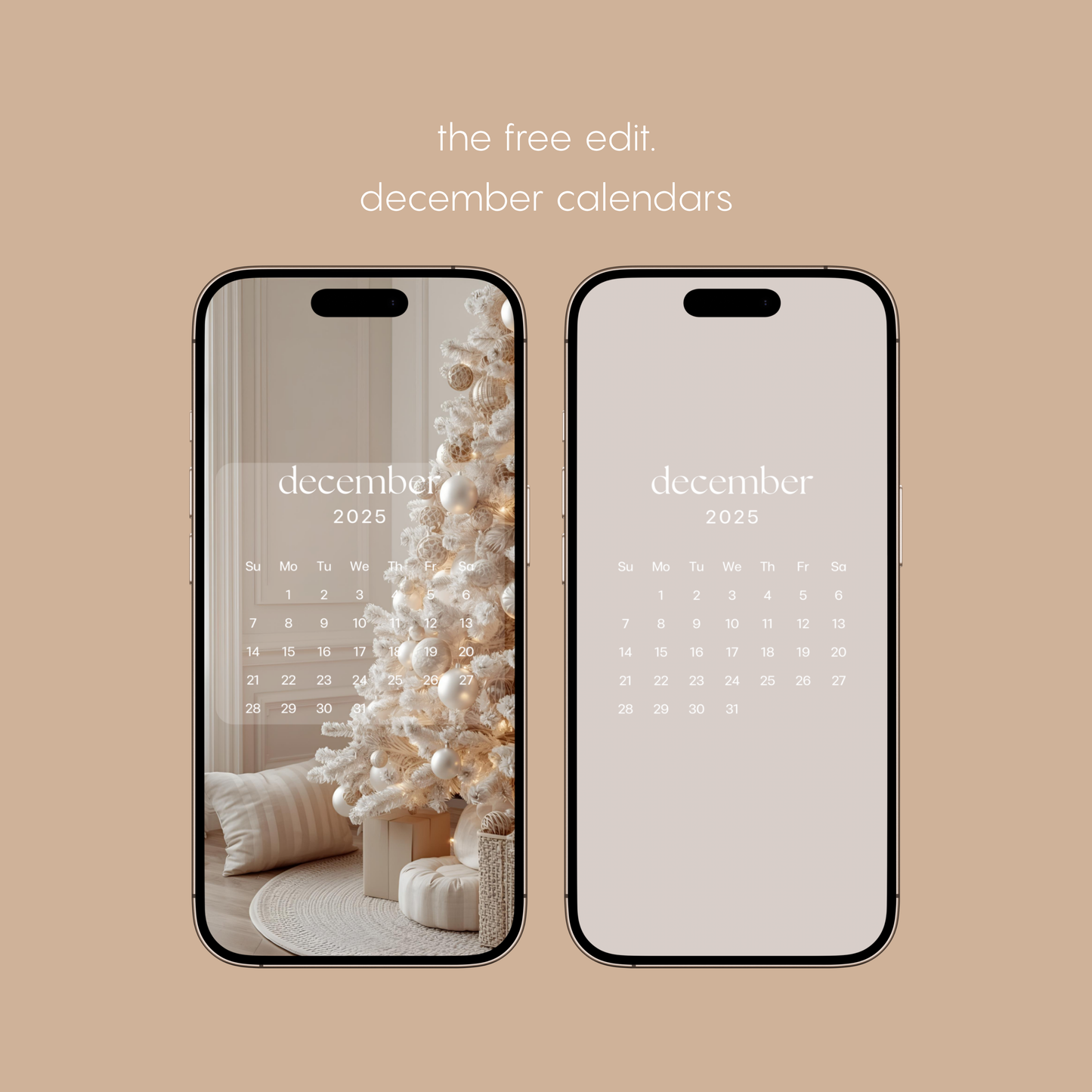 december calendar phone bundle