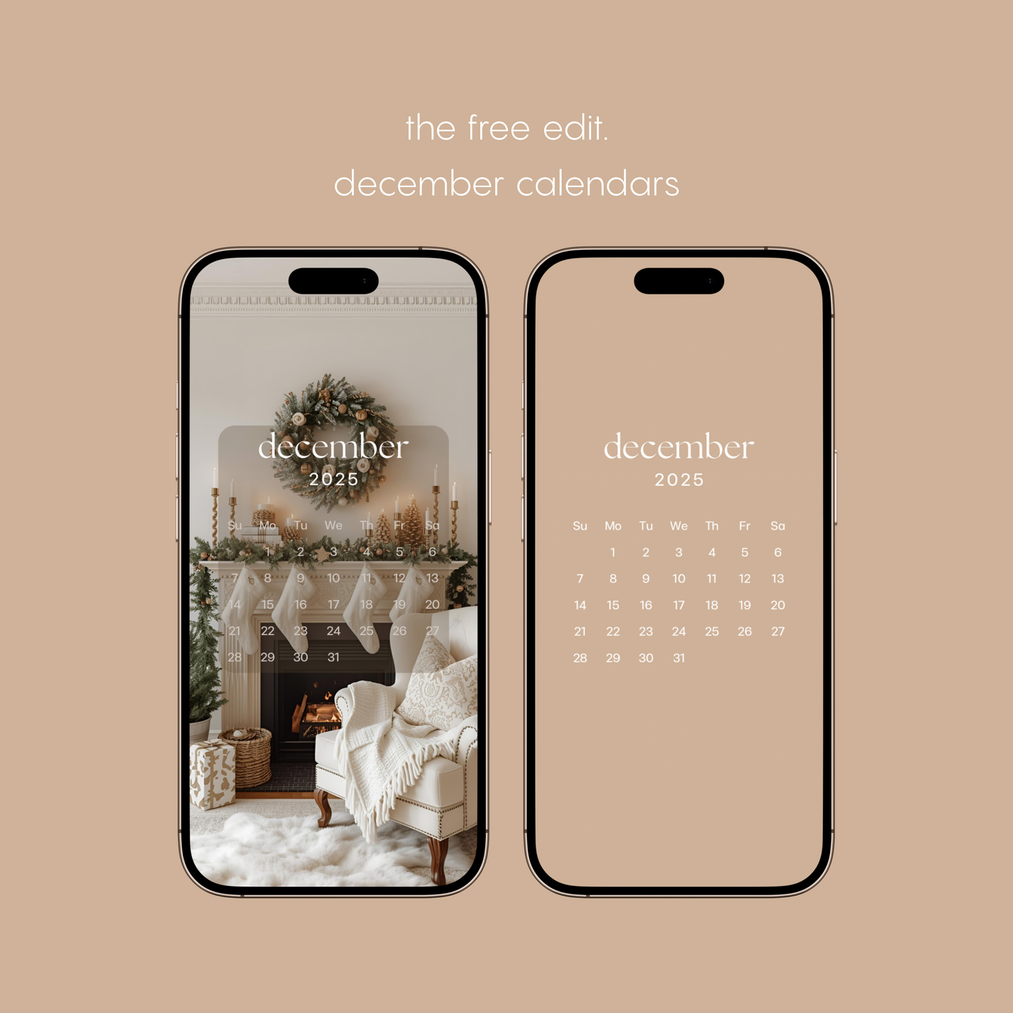 december calendar phone bundle