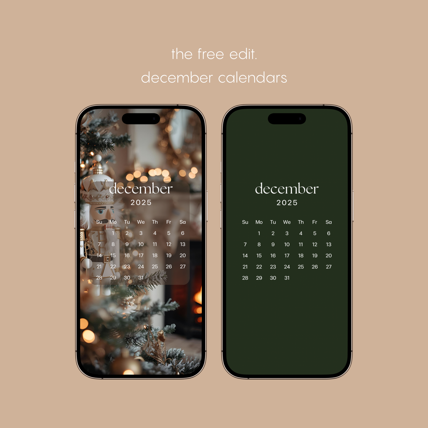 december calendar phone bundle